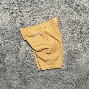 Vans Of The Wall Skateboarding Cargo Brown Khaki Shorts Mens Size Waist 32